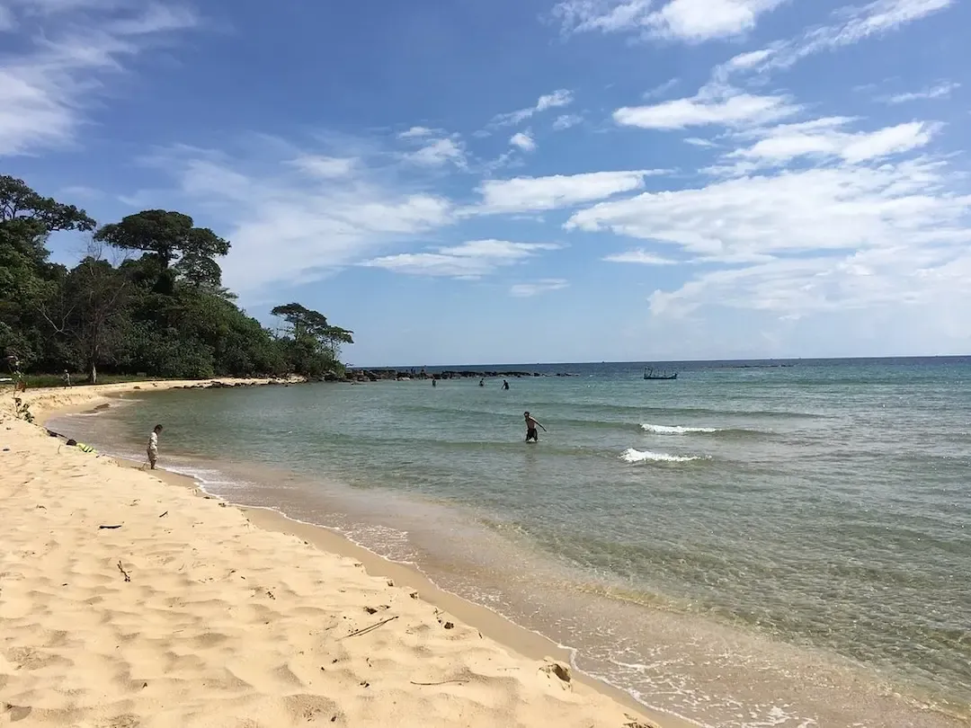 Afternoons Can Get Intense Hot on the Ong Lang Beach