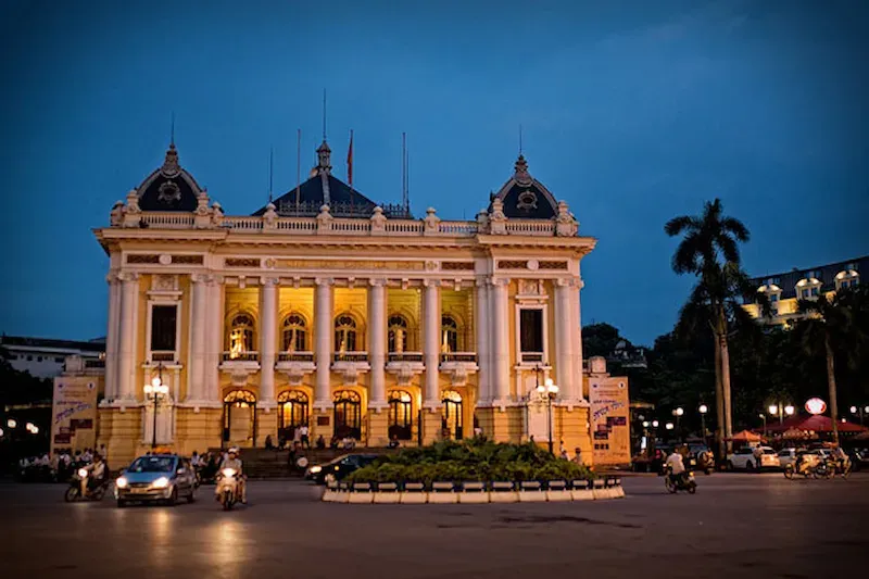 Hanoi Opera House Is a Beauty to Behold During Night Time