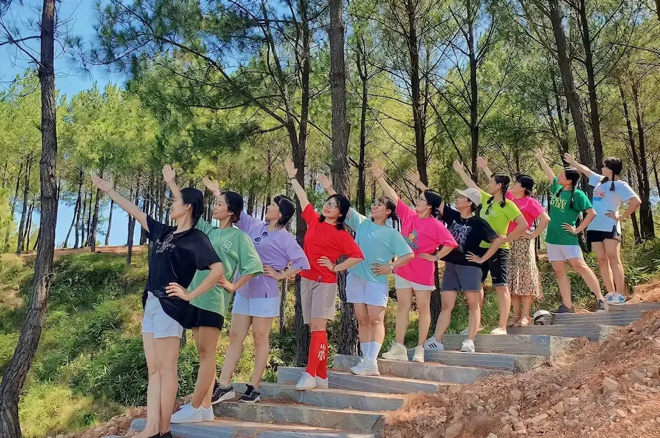 Check-in giữa rừng thông đồi Vọng Cảnh
