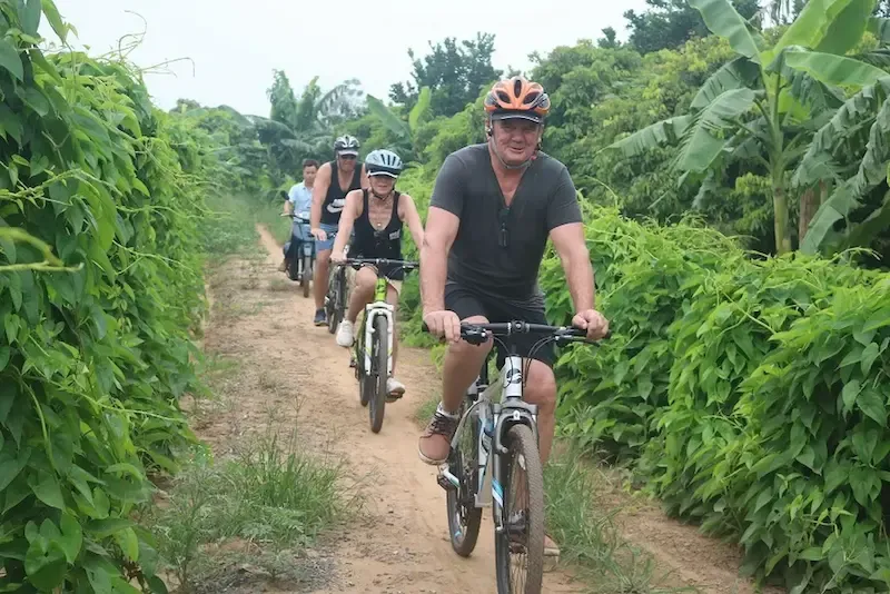 Banana Island Bicycle Tour Near Hanoi