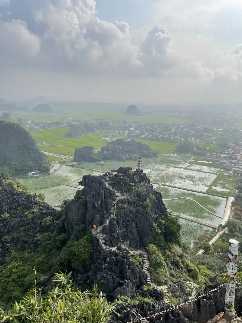 Bird Eye View of Mua Caves in Ninh Binh