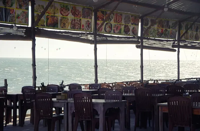 8.  a Seaside Resturant in Mui Ne