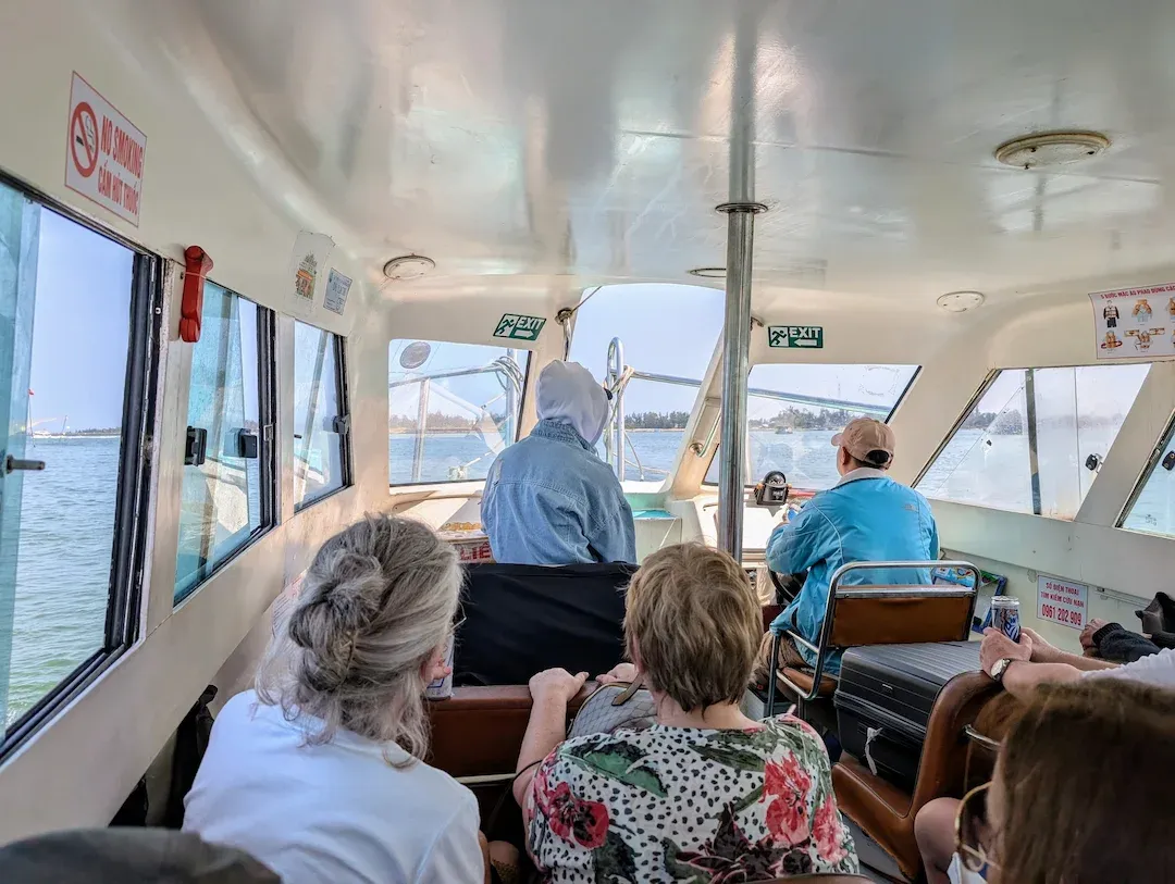 View From Inside a Small Cham Island Ferry, Hoi An, Vietnam