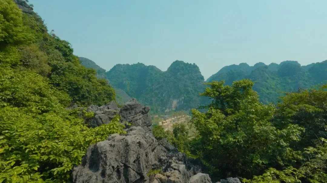 Hoa Lu Ancient Capital Mountain Landscape Traditional Buddhist Temple Lush Green Vegetation Limestone Karst Scenery Trang an Scenic Complex Unesco Heritage Ninh Binh Vietnam