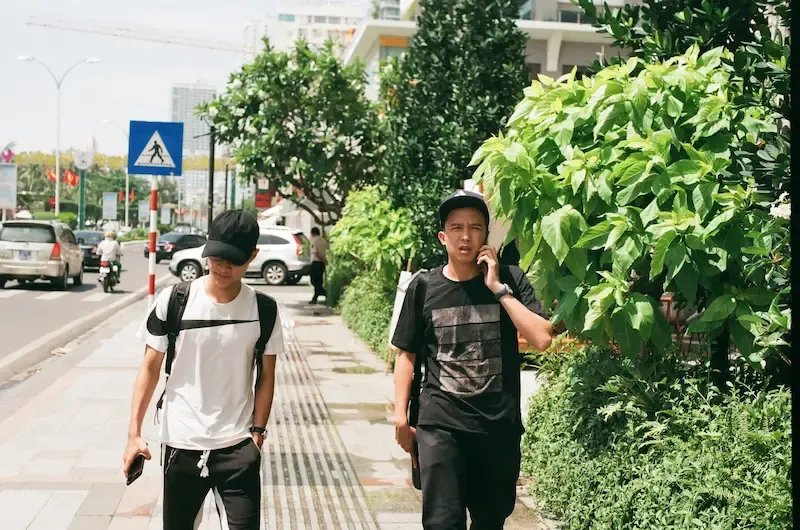 6.nguyen Hue Walking Street Is Filled With Tourists and Local Vietnamese People With Family on Weekend