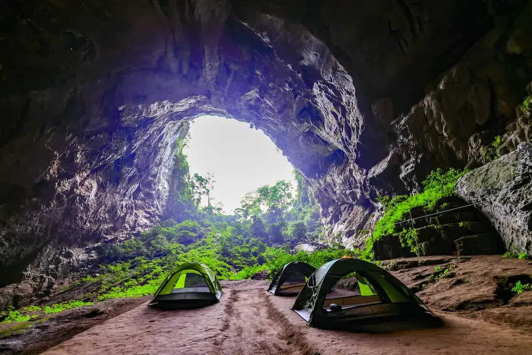 Camping Inside a Cave in Vietnam   Hang Pygmy Cave