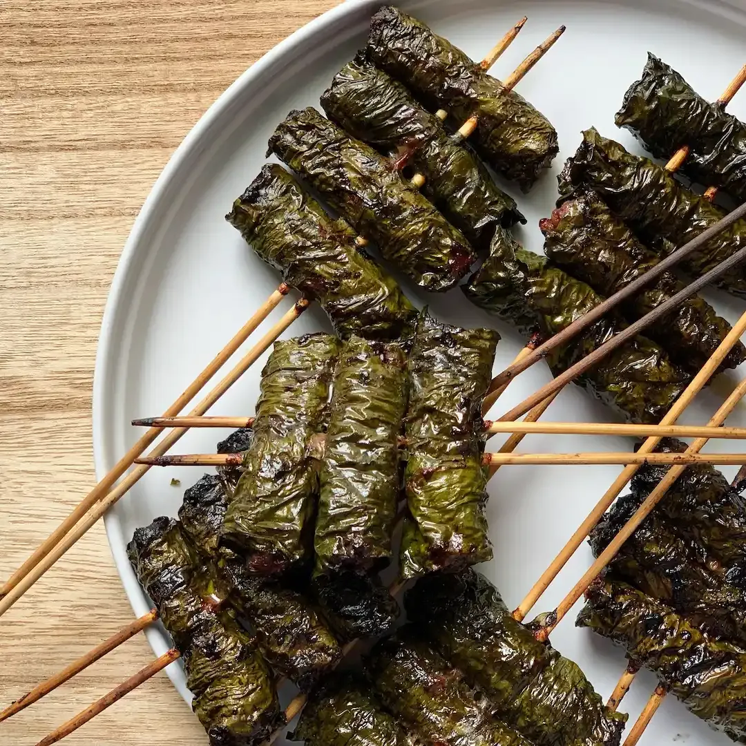Bo La Lot Is a Betel Wrapped Beef Dish