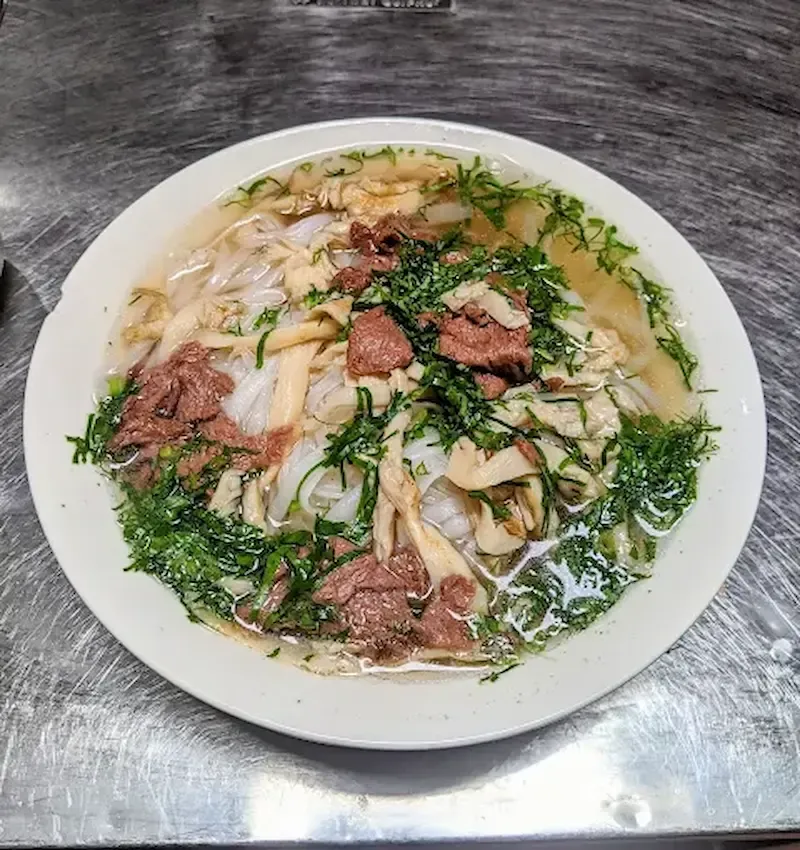 Food Served in Quan Pho Chay Anh Hai in Hanoi
