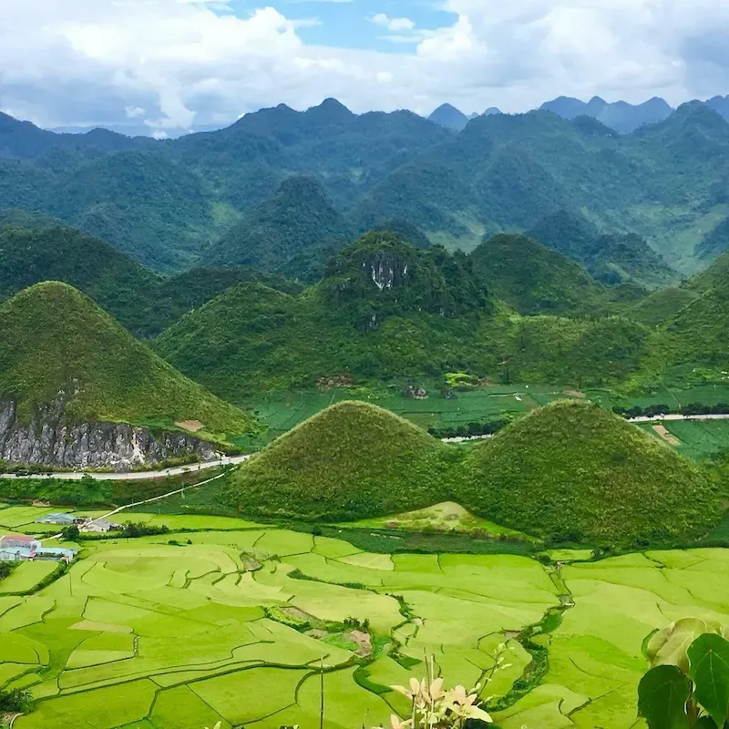 Quan Ba Twin Peak Mountians of Ha Giang, Vietnam