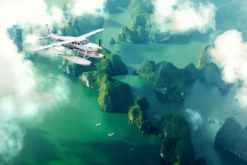 Halong Bay by Seaplane Is One of the Most Luxury Activity You Can Do in Vietnam