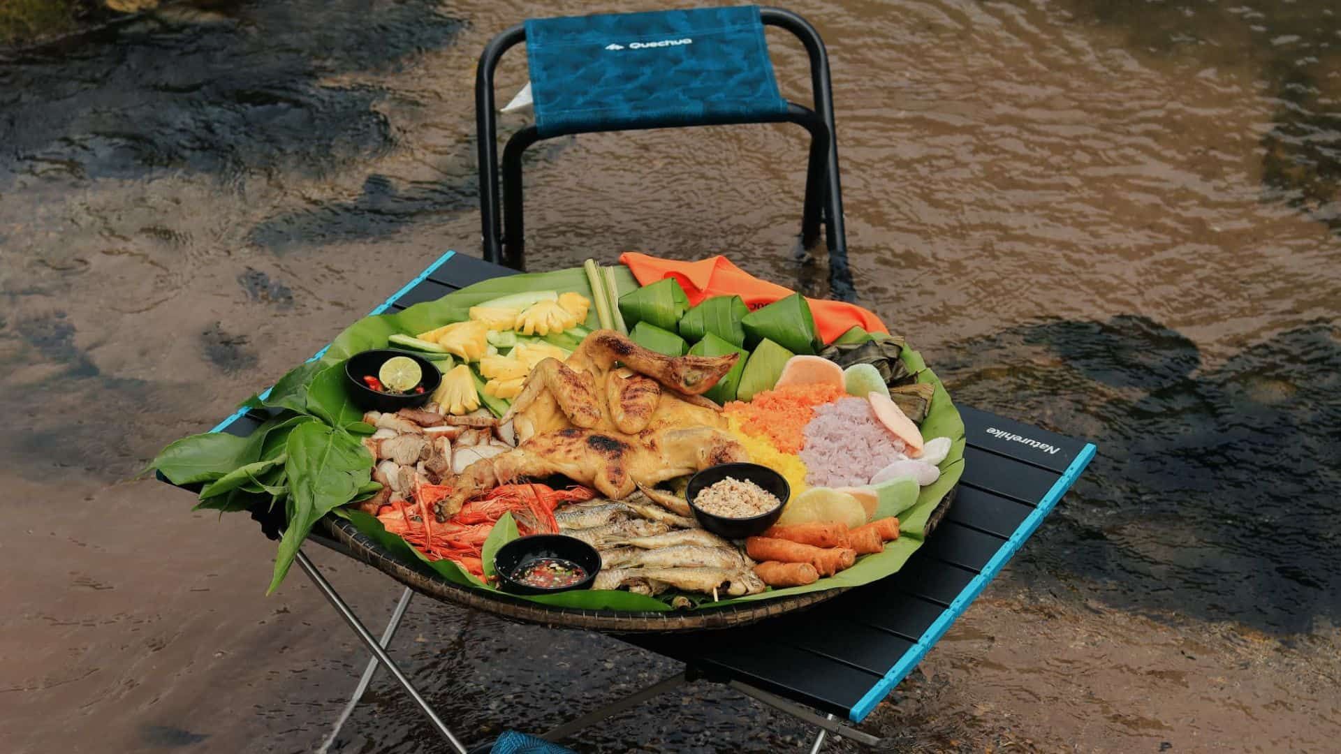 Mẹt gà ở Suối Nước Moọc