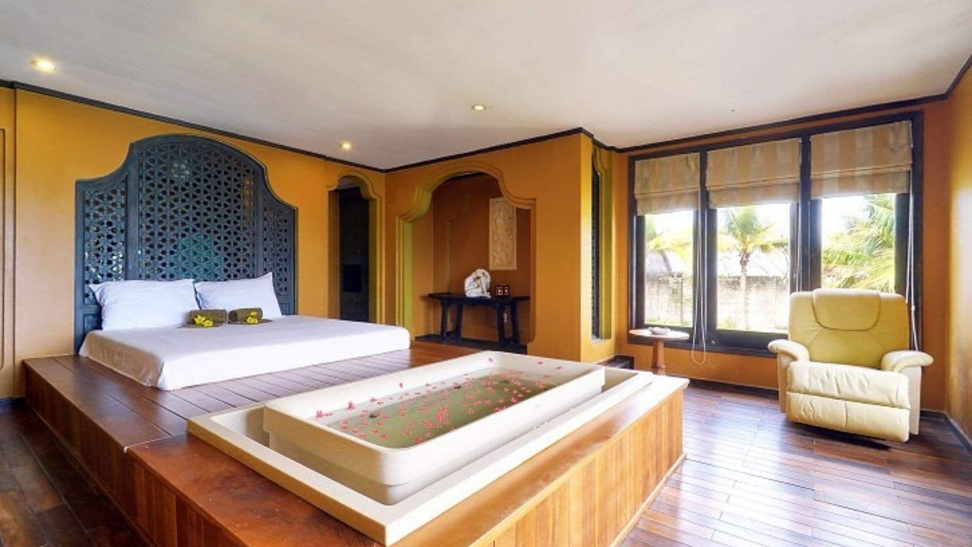 Phòng nghỉ tại khu du lịch Quảng Bình Sun Spa Resort
