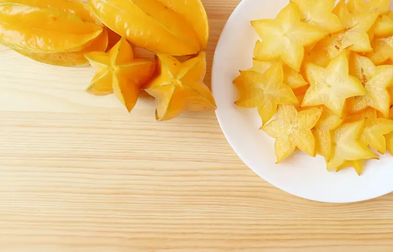 7.  Starfruit Is One of the Most Unique Fruit With Its Distinct Starry Shape