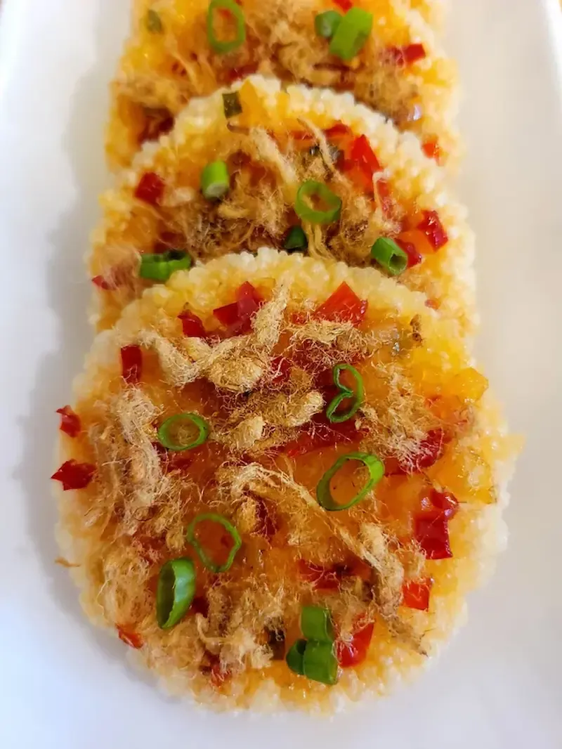 Com Chay With Pork Floss