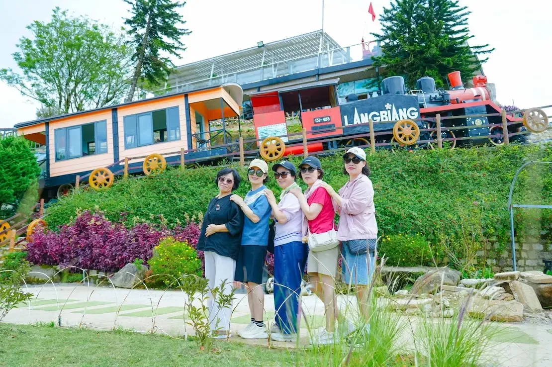 Check in tại khu du lịch Langbiang