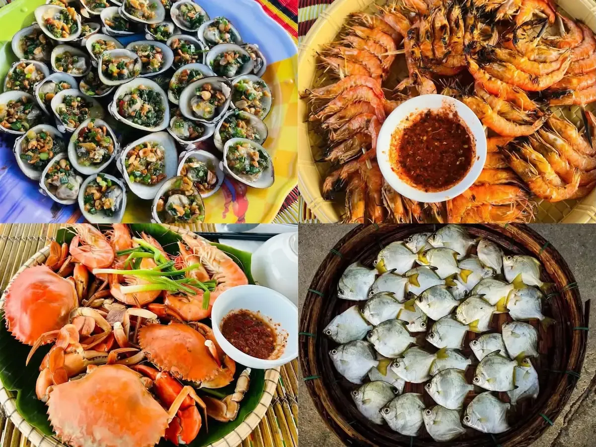 Hải sản ở phá Tam Giang Huế