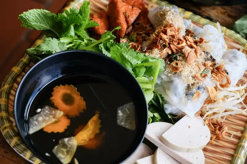 4. One of the Most Delicious Breakfast in Vietnam Is Banh Cuon Which Are Steamed Rice Rolls Is Particularly Popular Among Travelers Coming to Vietnam