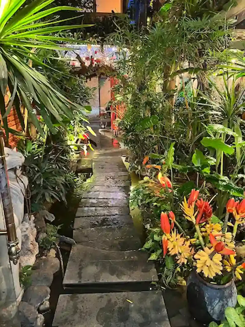 Vi Lai Vegetable Restaurant Has a Garden Theme Which Feels Pretty Cool