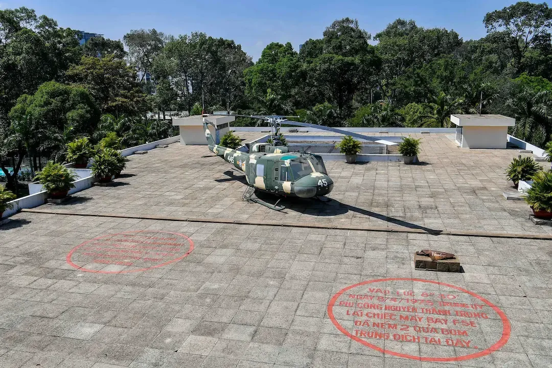 Tầng thượng Dinh Độc Lập