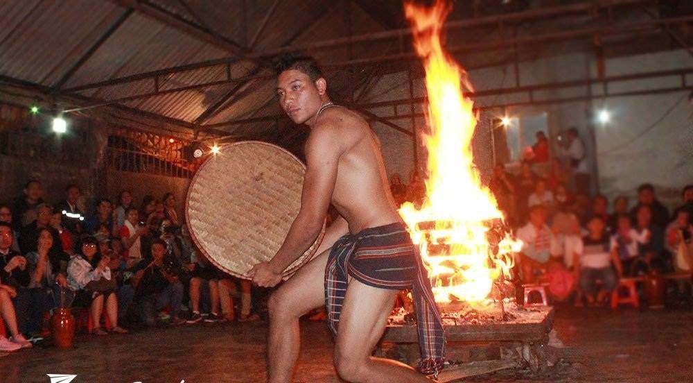 Folk Dance at Dalat Night Market