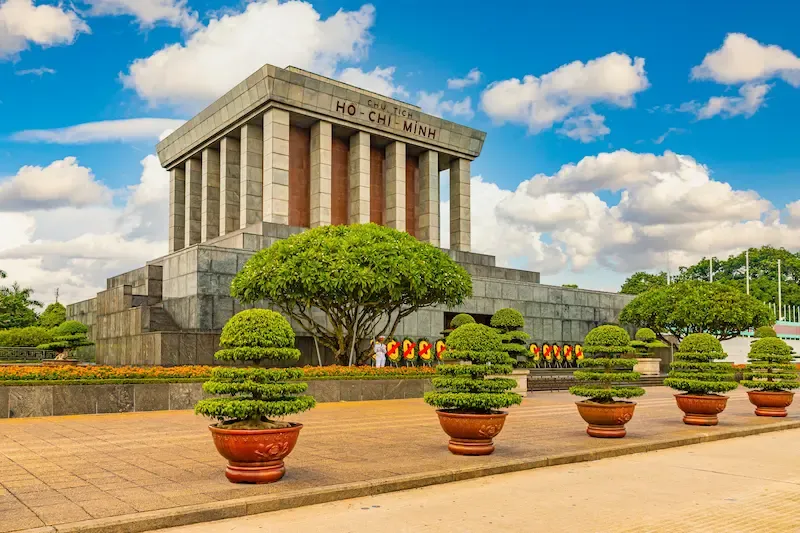 4. the Famous Ho Chi Minh Mausoleum of Hanoi