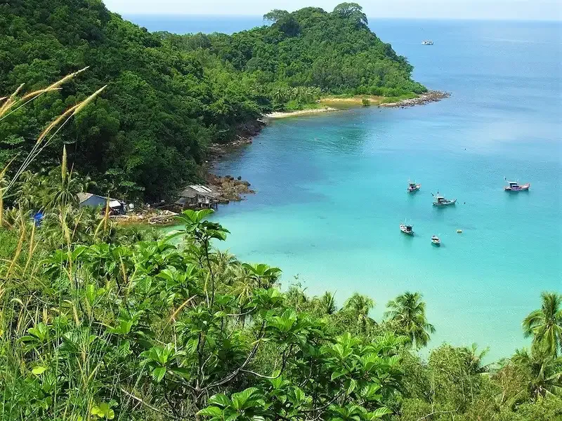 Nam Du Island Is Full of Greenery Almost Like a Jungle