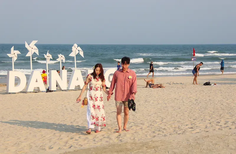 My Khe Beach Is Pretty Popular Among Locals Too in Da Nang