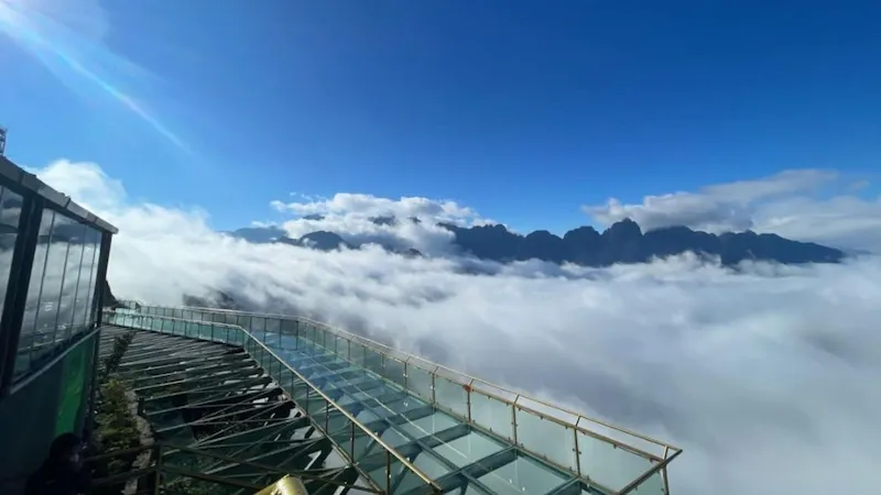 Glass Skywalk on Sapa Bridge
